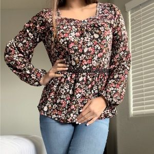 Knox Rose longsleeve floral shirt